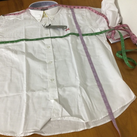 Pennington Bailes Shirt Button Front Long Sleeve Men Color White  Size XL - Picture 11 of 11